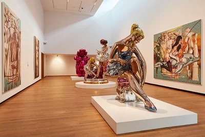 Jeff Koons at the Ashmolean Museum, Oxford